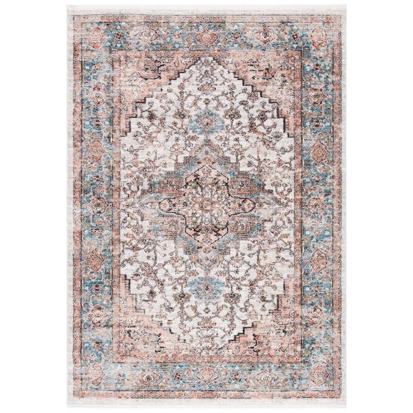 Safavieh Shivan Power Loomed Rectangle Area RugGrey & Blue 9 x 12 ft. SHV703F-9 - main